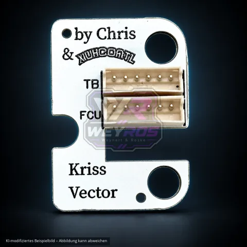 Krytac Kriss Vector HPA Ersatzteil Upper PCB – KI-modifiziertes Beispielbild, Abbildung kann abweichen