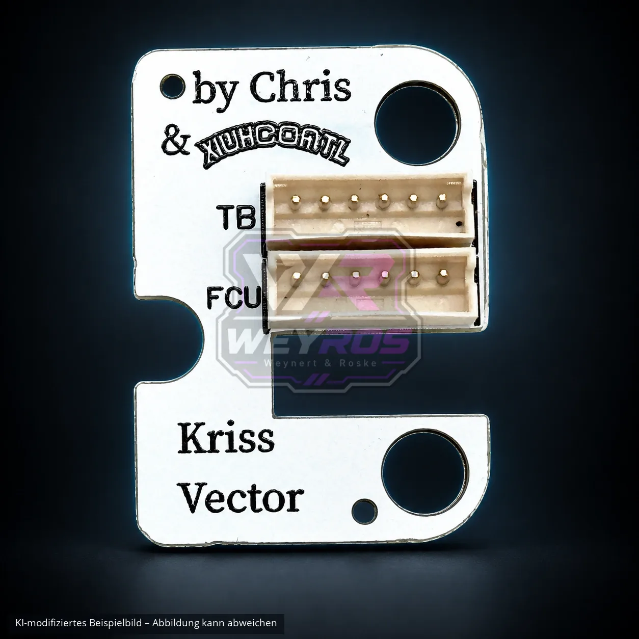 Krytac Kriss Vector HPA Ersatzteil Upper PCB – KI-modifiziertes Beispielbild, Abbildung kann abweichen