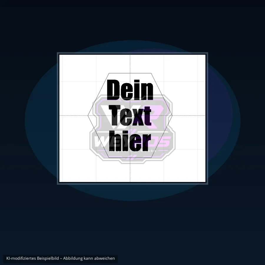 3D Druck Individuelle Lasergravur Text oder einfaches Logo