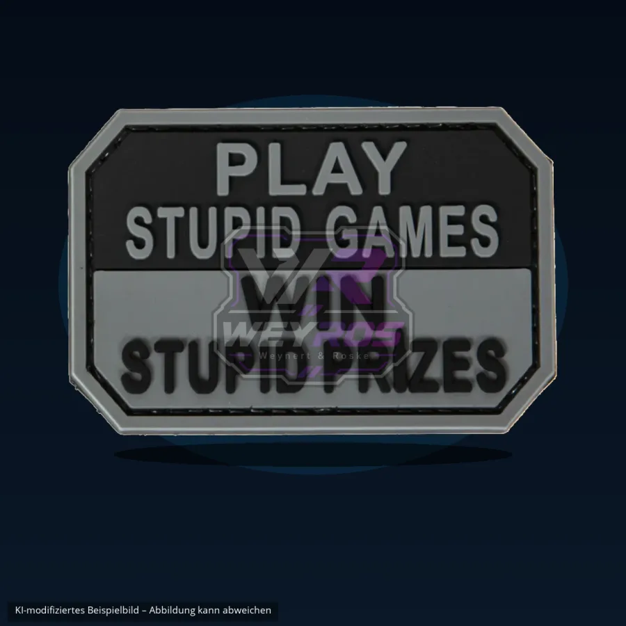 PVC Patch - Play Stupid
